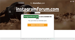 Desktop Screenshot of instagramforum.com