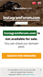 Mobile Screenshot of instagramforum.com